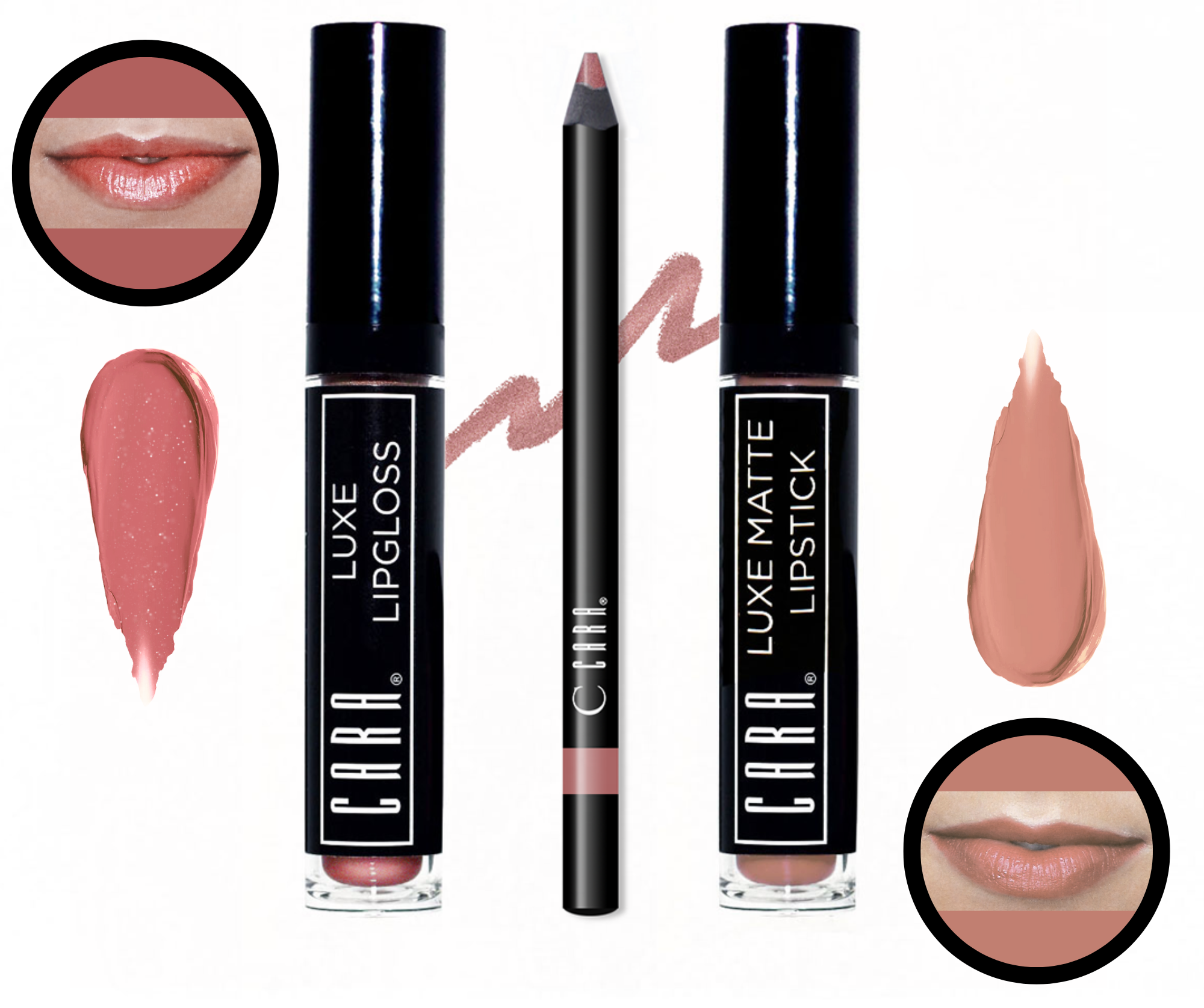 Neutral-Rose Gold Lip Set