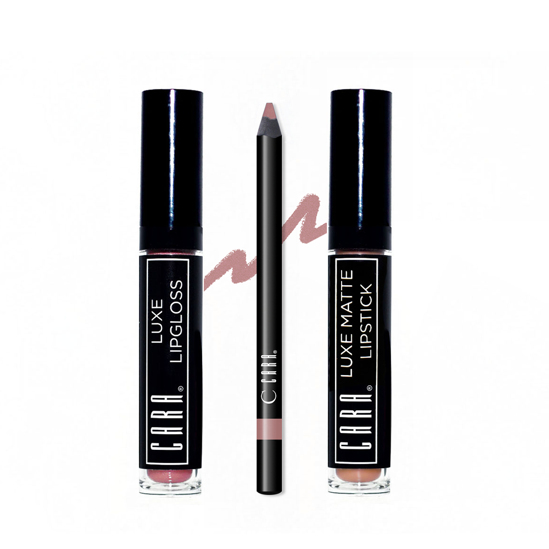 Neutral-Soft Pink Lip Set
