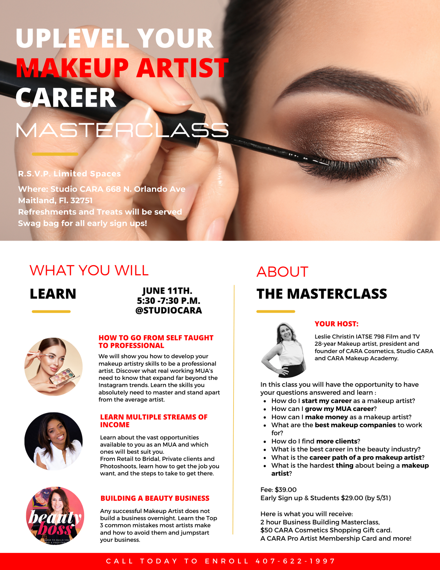 Uplevel your Makeup Artist Career Masterclass Holden, Maine