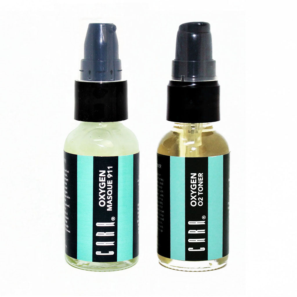 The OXYGEN DUO SET - Oxygen O2 Toner and Oxygen 911 masque (1 oz. ea.)