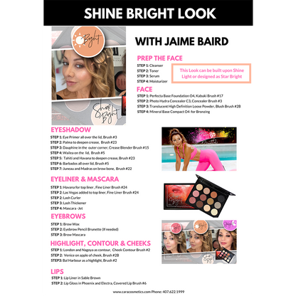 Shine Bright Palette CARA X JAIME BAIRD