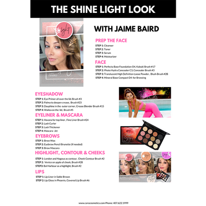 Shine Bright Palette CARA X JAIME BAIRD